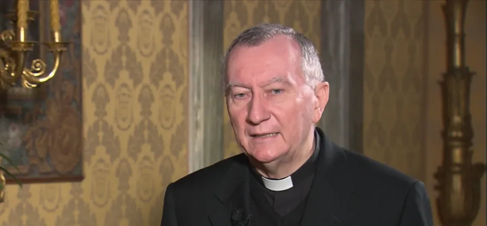 Cardinale Parolin | Il Cardinale Parolin durante l'intervista con il CTV | CTV