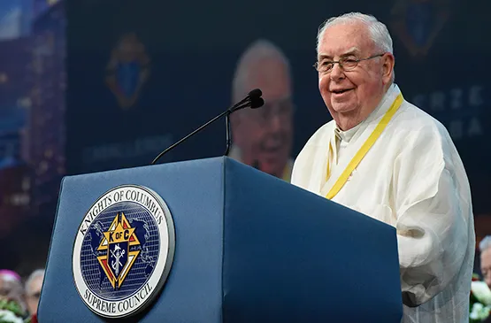 Padre Gerard Hammond alla Convention dei Cavalieri di Colombo |  | Cavalieri di Colombo