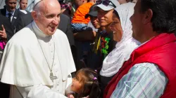 Papa Francesco incontra i migranti  / Sezione Migranti e rifugiati