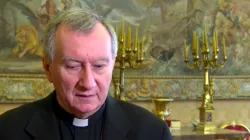 Il Cardinale Parolin durante una intervista al CTV / CTV