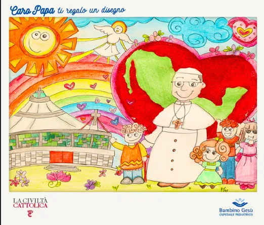 Uno dei disegni in mostra |  | Ospedale Bambino Gesù