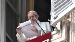 Papa Francesco durante una recita dell'Angelus / Vatican Media / ACI Group