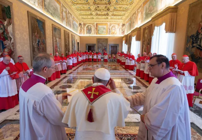 Papa Francesco presiede il Concistoro  |  | Vatican Media / Aci Group