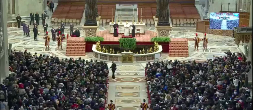 Papa Francesco con i fedeli dell'arcidiocesi di Benevento | Papa Francesco con i fedeli dell'arcidiocesi di Benevento, Basilica Vaticana, 20 febbraio 2019 | Vatican Media / YouTube