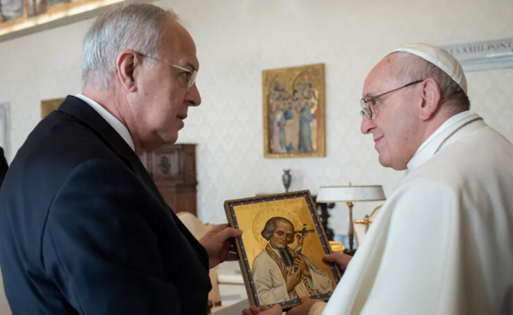 Carl Anderson e Papa Francesco  |  | Vatican Media