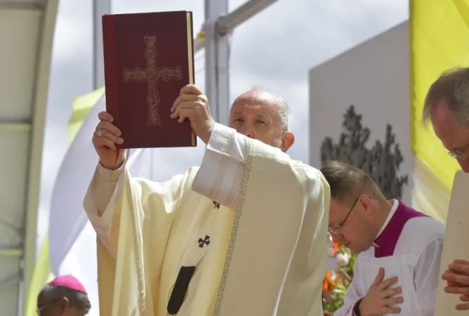 Papa Francesco celebra la Messa presso il Campo Diocesano di Soamandrakizay |  | Vatican Media 