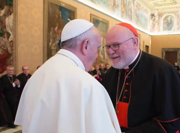 Il cardinale Marx e Papa Francesco |  | Vatican Media