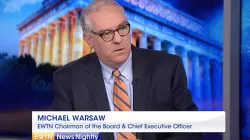 Michael Warsaw, CEO di EWTN, durante Ewtn News Nightly del 27 marzo 2020 / EWTN