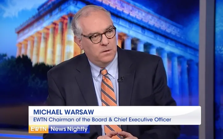 Michael Warsaw | Michael Warsaw, CEO di EWTN, durante Ewtn News Nightly del 27 marzo 2020 | EWTN