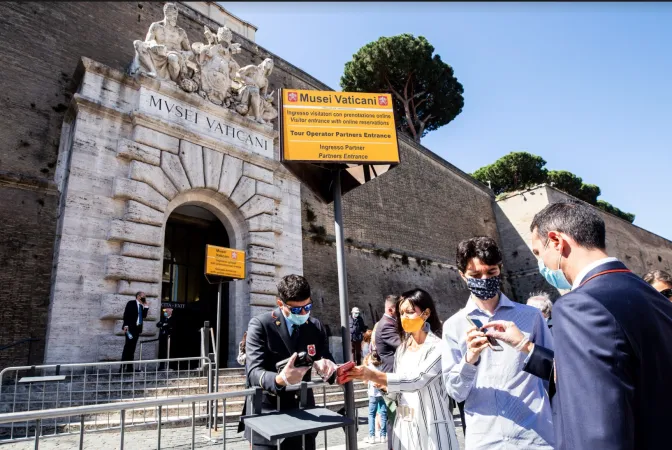 I primi visitatori dei Musei Vaticani il 1 giugno |  | Daniel Ibanez/ Aci Group