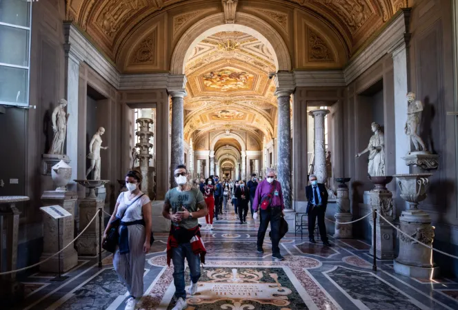 I primi visitatori dei Musei Vaticani il 1 giugno |  | Daniel Ibanez/ Aci Group