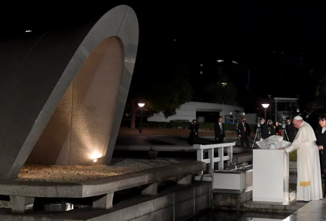 Papa Francesco al Memoriale della Pace ad Hiroshima |  | Vatican Media- Aci Group