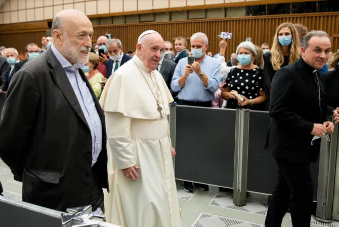 Papa Francesco nella udienza alle Comunità Laudato sì |  | Vatican Media 