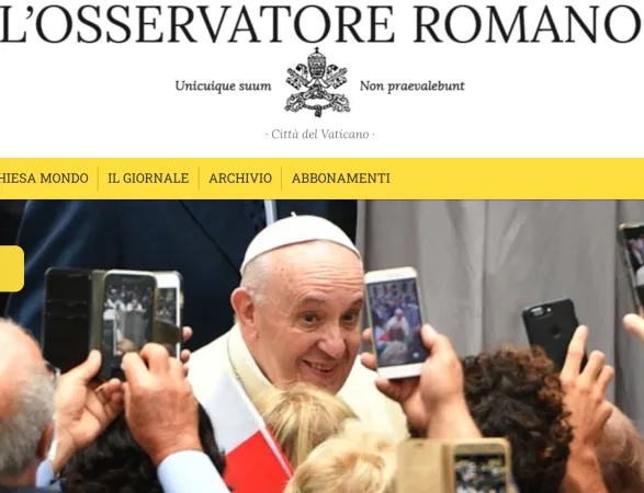 L' Osservatore Romano  |  | Vatican Media 