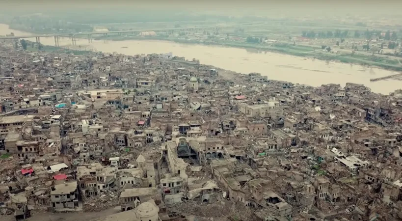 Mosul | Una veduta aerea della città di Mosul | YouTube