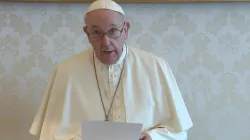 Papa Francesco nel videomessaggio per il Climate Ambition Summit / Vatican Media 