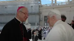 L'arcivescovo Rizzato con Benedetto XVI / Arcidiocesi di Padova