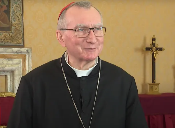 Cardinale Pietro Parolin | Il Cardinale Pietro Parolin, segretario di Stato vaticano, durante l'intervista con Vatican News  | Vatican News / YouTube