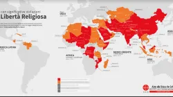 L'infografica della libertà religiosa nel mondo secondo il rapporto ACS 2021  / ACS Italia