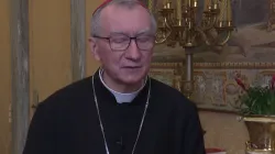 Il Cardinale Parolin durante la videointervista / Vatican News 