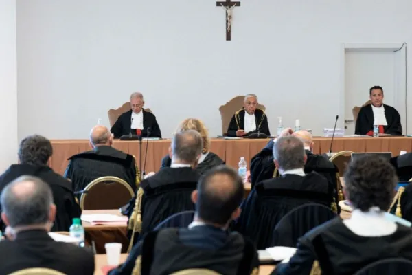 La prima udienza del processo sul Palazzo di Londra in Vaticano, 27 luglio 2021  / Vatican News 