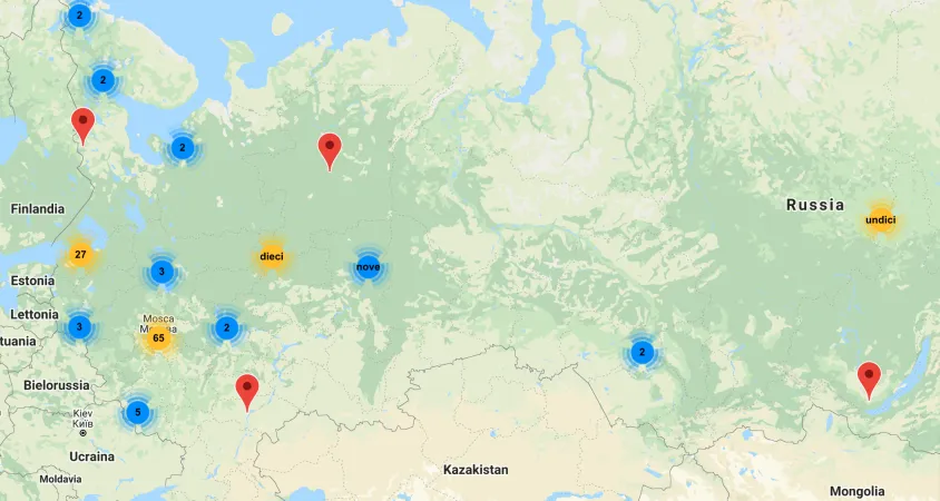 Parrocchie Russia | Le parrocchie nel territorio dell'ex Unione Sovietica | Chiesa Cattolica