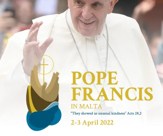 Il logo del sito maltese dedicato al viaggio  |  | popefrancis.mt