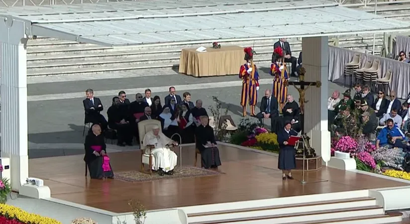 Papa Francesco, udienza generale | Papa Francesco durante l'udienza generale del 20 aprile 2022 | Vatican Media / You Tube