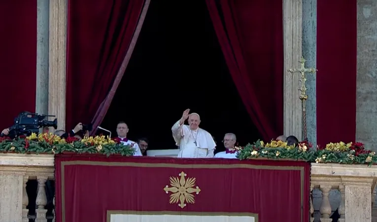 Papa Francesco, urbi et orbi | Papa Francesco, Urbi et Orbi Natale 2022  | Vatican Media / You Tube 