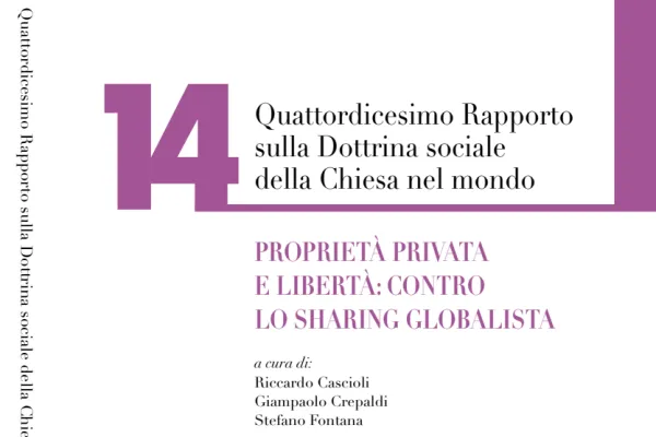 la copertina del 14esimo Rapporto sulla Dottrina Sociale nel mondo / Osservatorio Van Thuan