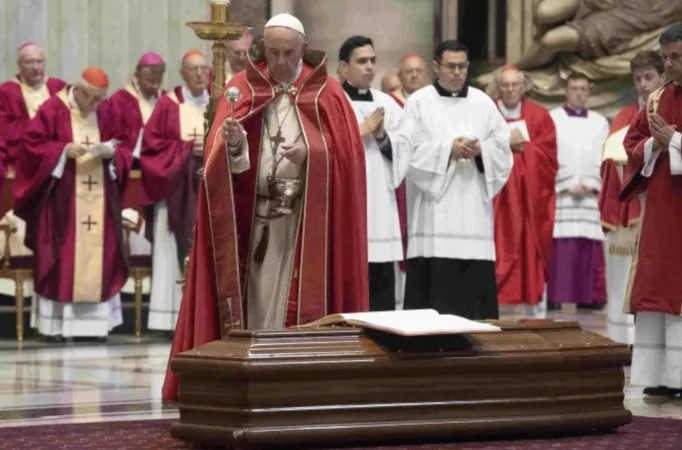 Papa Francesco | Papa Francesco celebra delle esequie | Vatican media / ACI Group