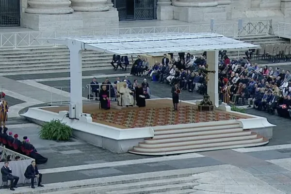 Papa Francesco durante l'udienza generale del 15 novembre 2023 / Vatican Media / You Tube