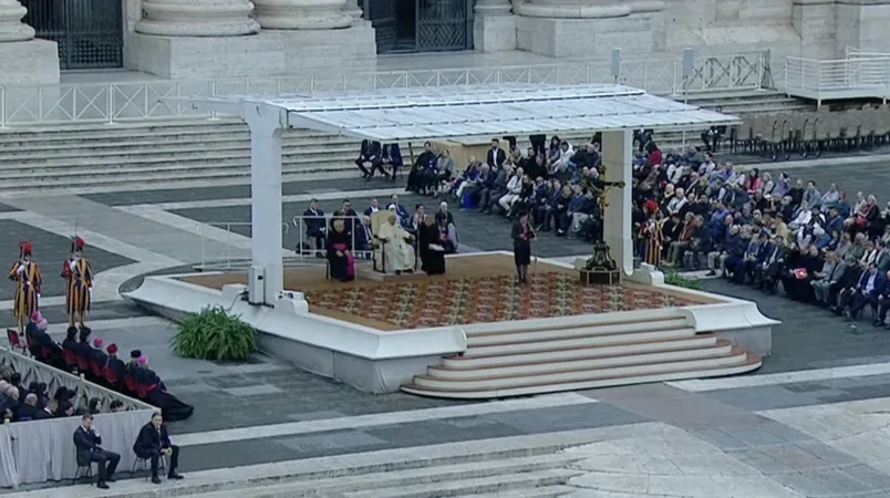 Papa Francesco, udienza generale | Papa Francesco durante l'udienza generale del 15 novembre 2023 | Vatican Media / You Tube