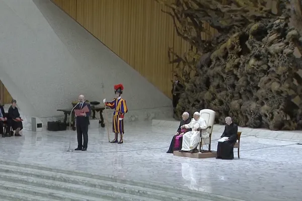 Papa Francesco durante l'udienza generale / Vatican Media / YouTube