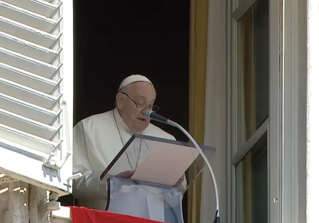 Papa Francesco, Regina Coeli | Papa Francesco durante il Regina Coeli | Vatican Media / You Tube