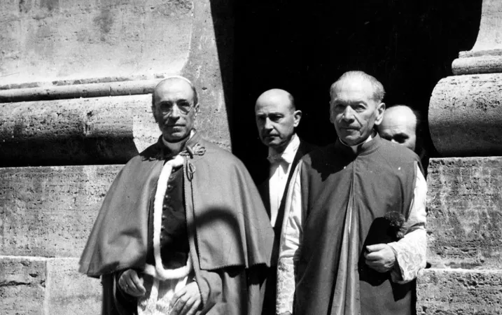 Pio XII e Monsignor Kaas |  | Fabbrica di San Pietro