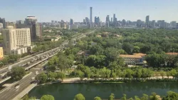 La skyline di Pechino vista dal quartiere finanziario / AG / ACI Group