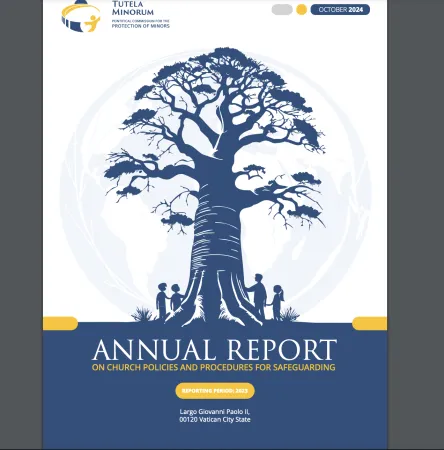 Tutela dei Minori | La copertina del I Rapporto Annuale della Pontificia Commissione per la Tutela dei Minori | Tutela Minorum