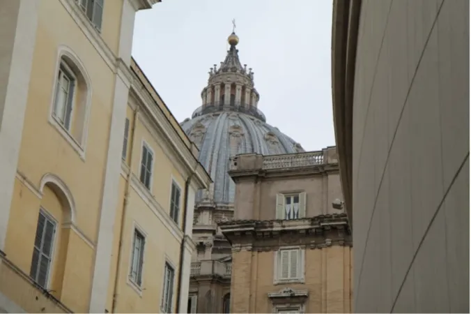 Basilica di San Pietro | Una veduta della Basilica di San Pietro da Domus Sanctae Marthae | Bohumil Petrik / CNA