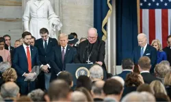 Il cardinale Dolan recita la preghiera all'insediamento del presidente Donald Trump, Washington DC, Capitol Hill, 20 gennaio 2024 / Kenny Holston/NYT / Getty - da Ncregister