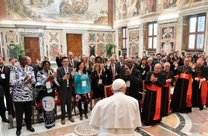 Un momento dell' udienza di Papa Francesco |  | Vatican Media