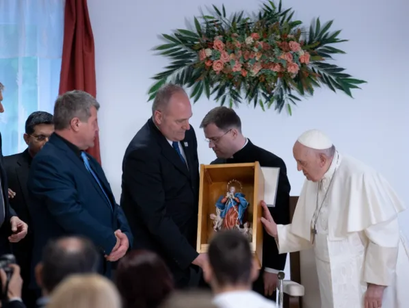 Papa Francesco all'Istituto Beato László Batthyány-Strattmann, |  | Vatican Media - Pool