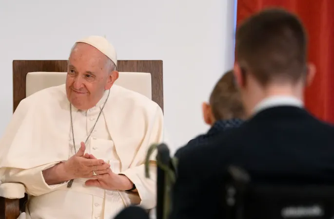 Papa Francesco all'Istituto Beato László Batthyány-Strattman |  | Vatican Media