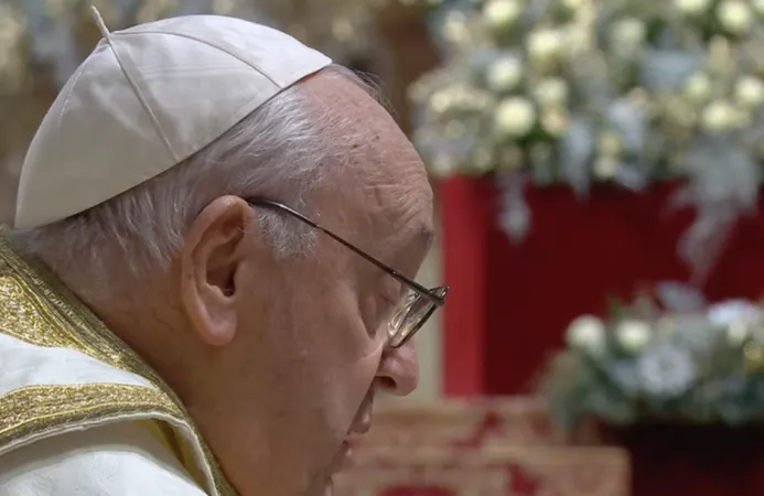 Papa Francesco celebra i Primi Vespri della Solennità della Madre di Dio |  | Vatican Media