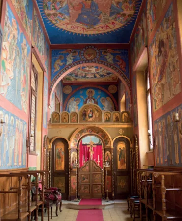 La Cappella Greca all'interno del Dicastero per le Chiese Orientali, nel Palazzo dei Covertendi ricostruito dopo la demolizione della Spina di Borghi |  | www.orientchurch.va