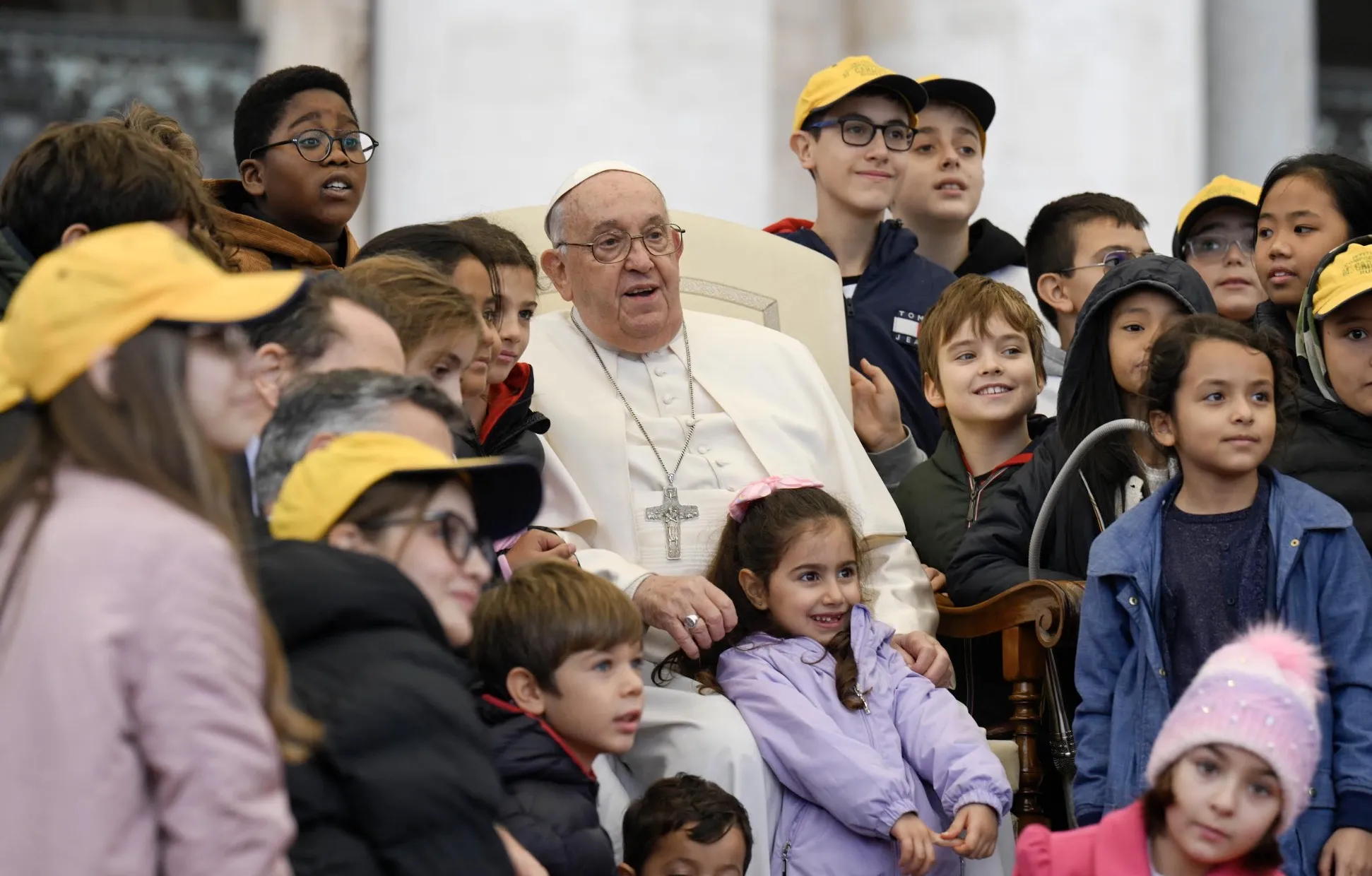 Papa Francesco con i bambini