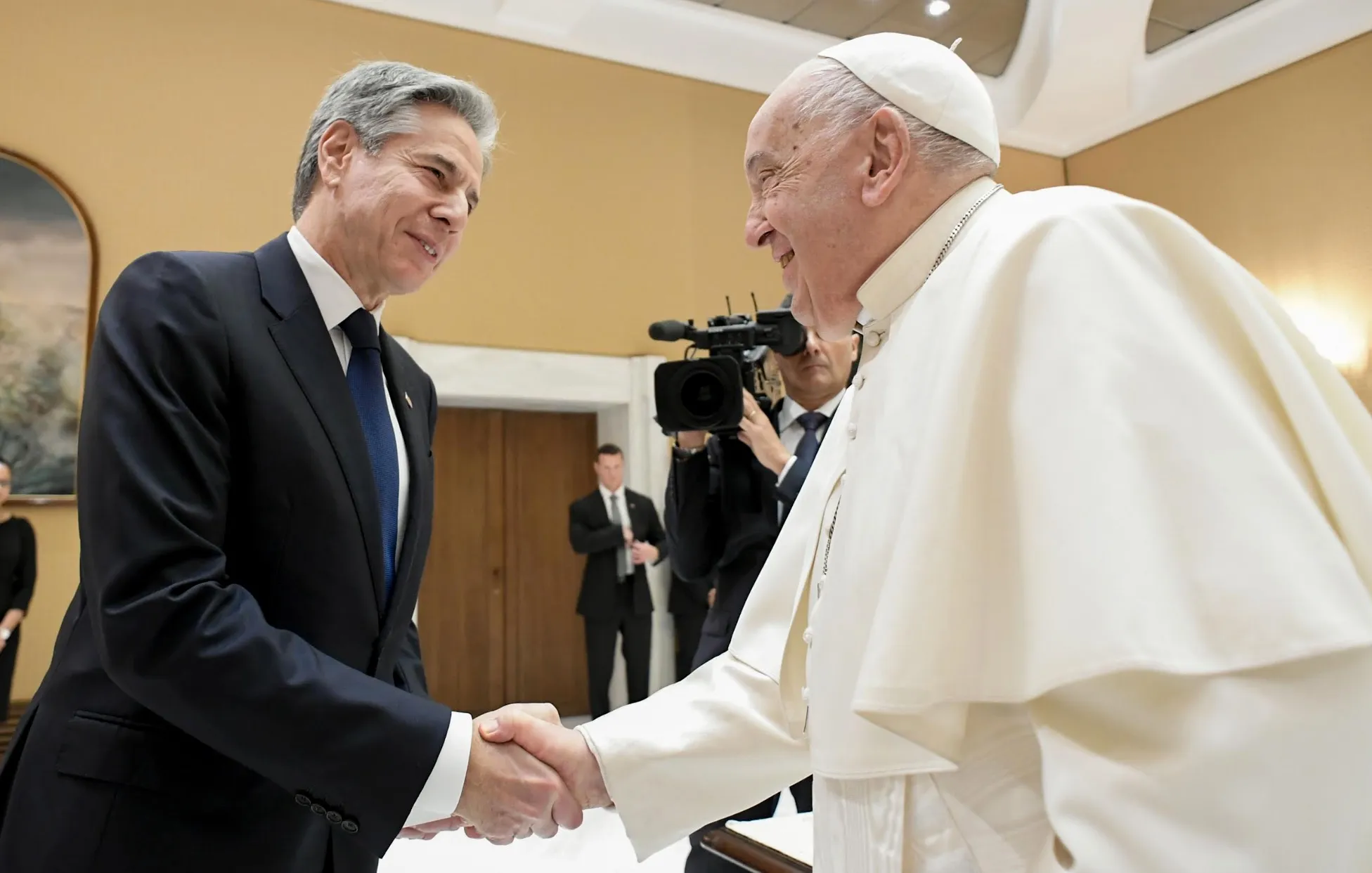 Papa Francesco e Antony Blinken