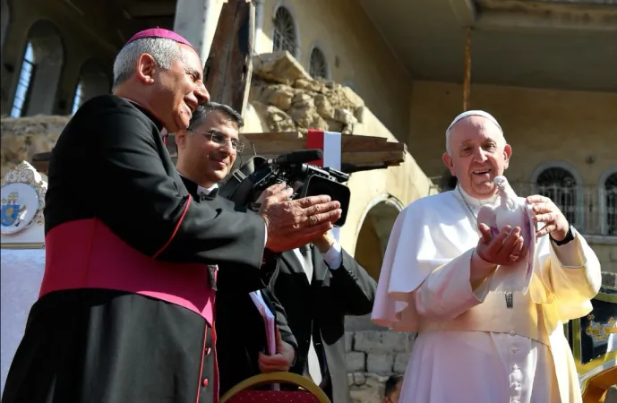 Papa Francesco a Mosul |  | Vatican Media 