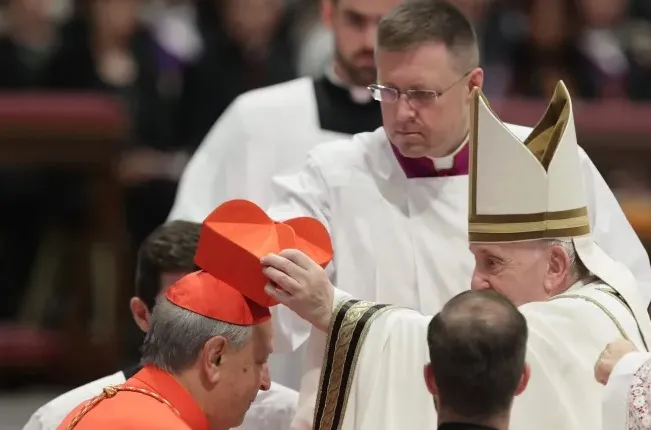 Papa Francesco durante il concistoro |  | Daniel Ibanez CNA