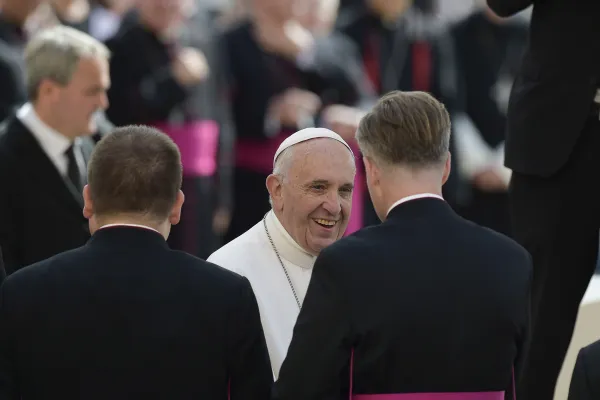 Il Papa durante l'udienza generale di oggi / L'Osservatore Romano / ACI Group